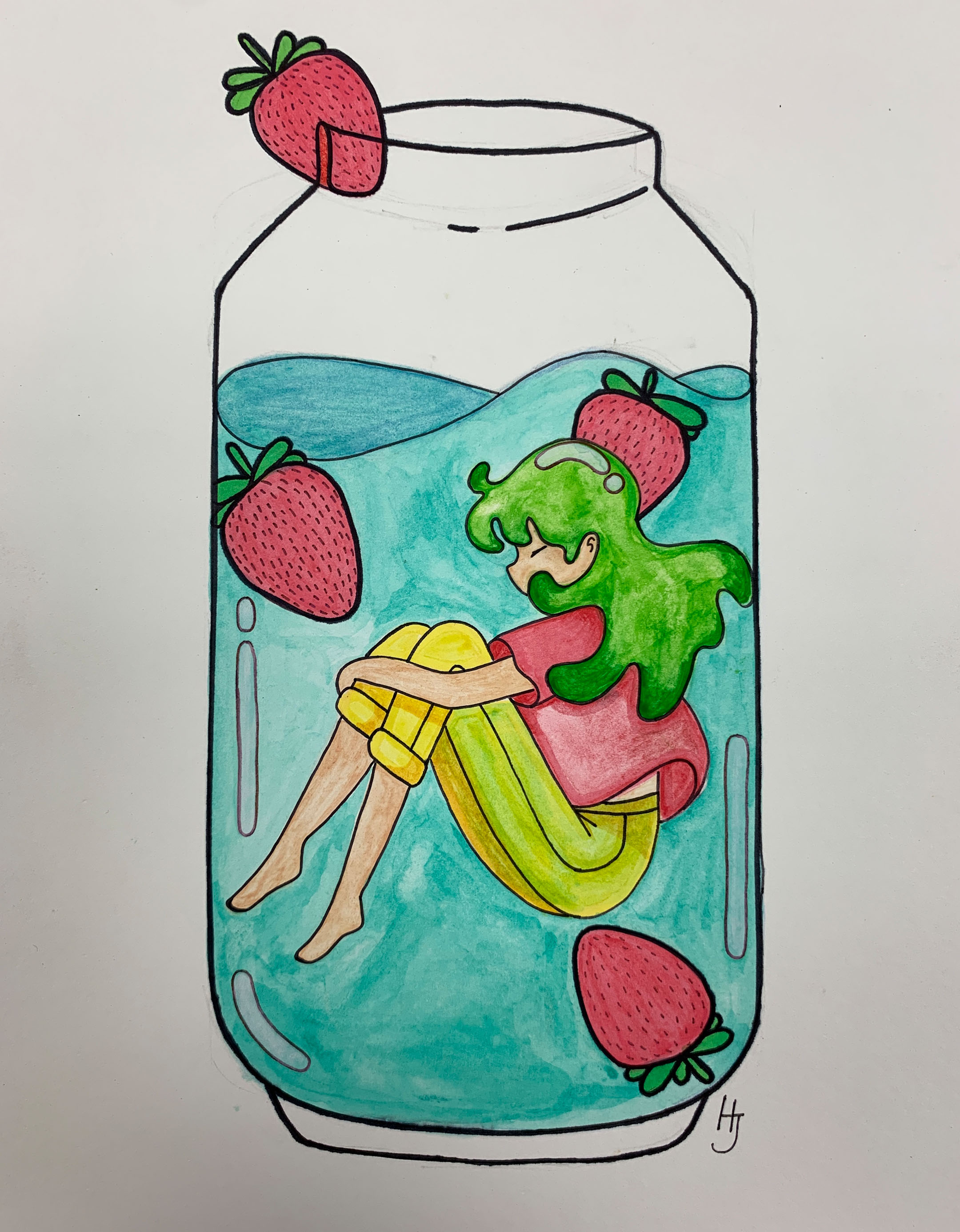 Girl In A Jar